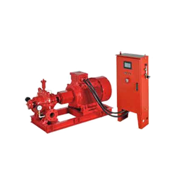 Horizontal Split Case Fire Pumpset Electric Motor Driven